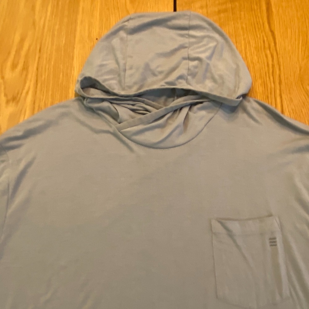 Free Fly bamboo hoodie MEN'S XL slate blue long sleeve*